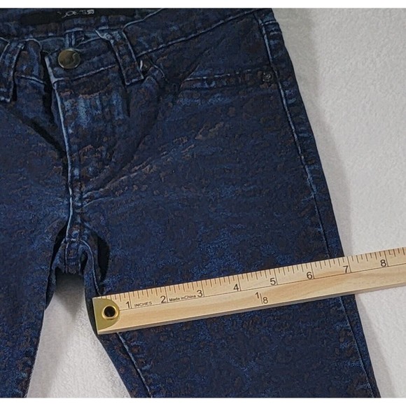 JOE'S JEANS Girls Size 12 Leopard Brown Velvet Skinny Slim Fit Legging Pants - Picture 11 of 16